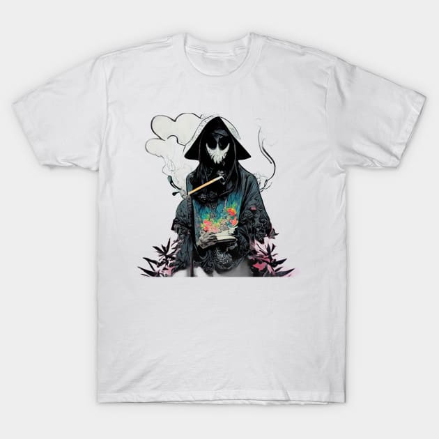 Japan Grimm reaper T-Shirt by AmazinfArt